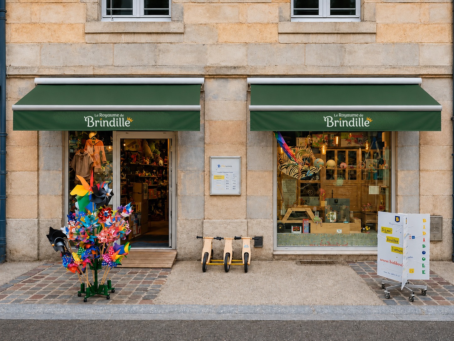 La boutique Le Royaume de Brindille à Besançon