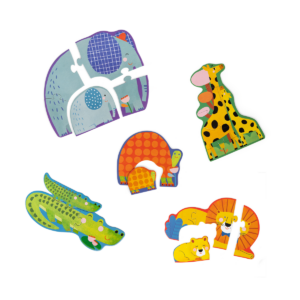 5 PUZZLES EVOLUTIFS - ANIMAUX
