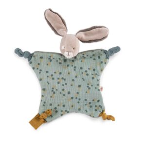 DOUDOU PLAT - LAPIN SAUGE - TROIS PETITS LAPINS