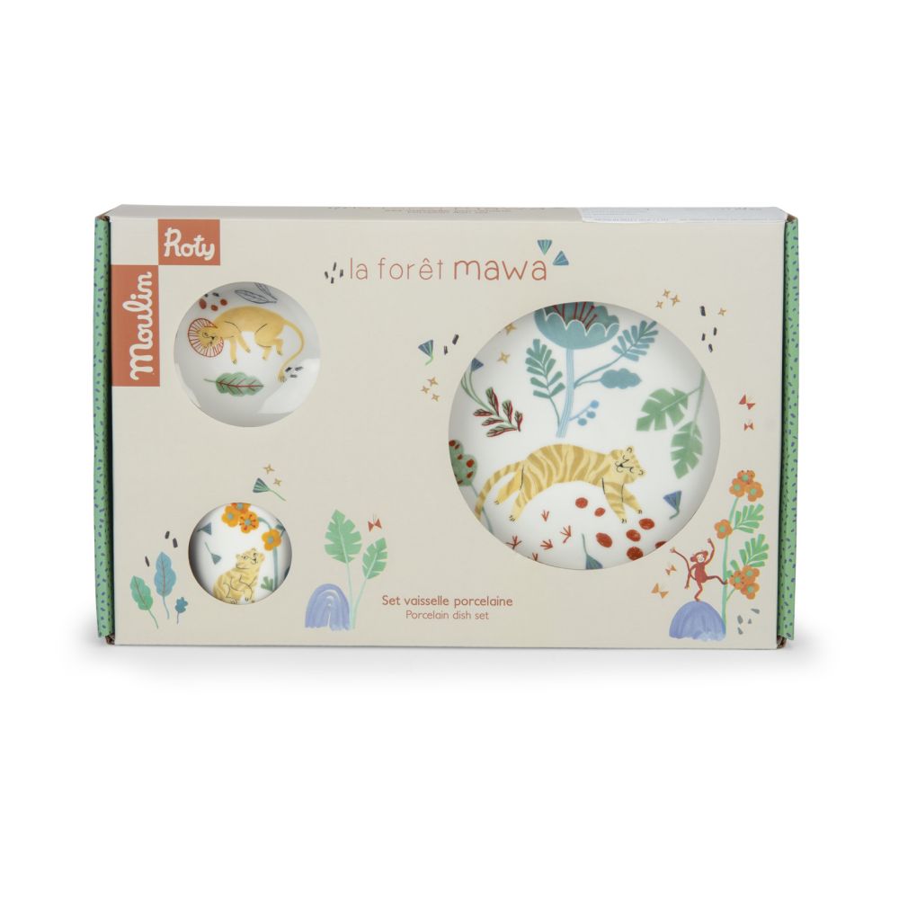 Set vaisselle porcelaine La forêt Mawa – Image 2