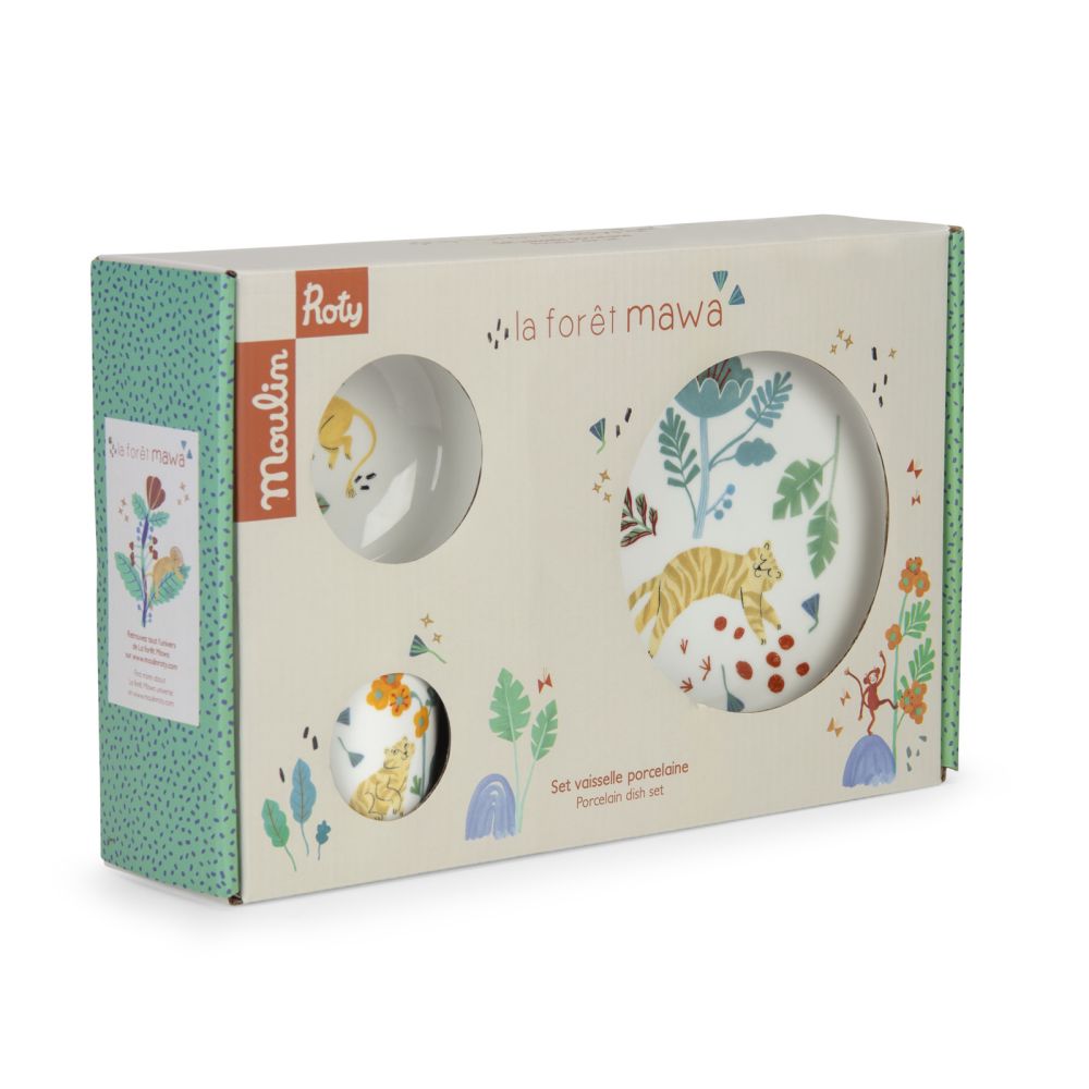 Set vaisselle porcelaine La forêt Mawa – Image 3