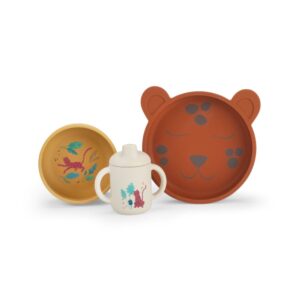 Set vaisselle silicone La forêt Mawa