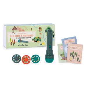 LE JARDIN DU MOULIN LAMPE A HISTOIRES + 3 MINI LIVRES
