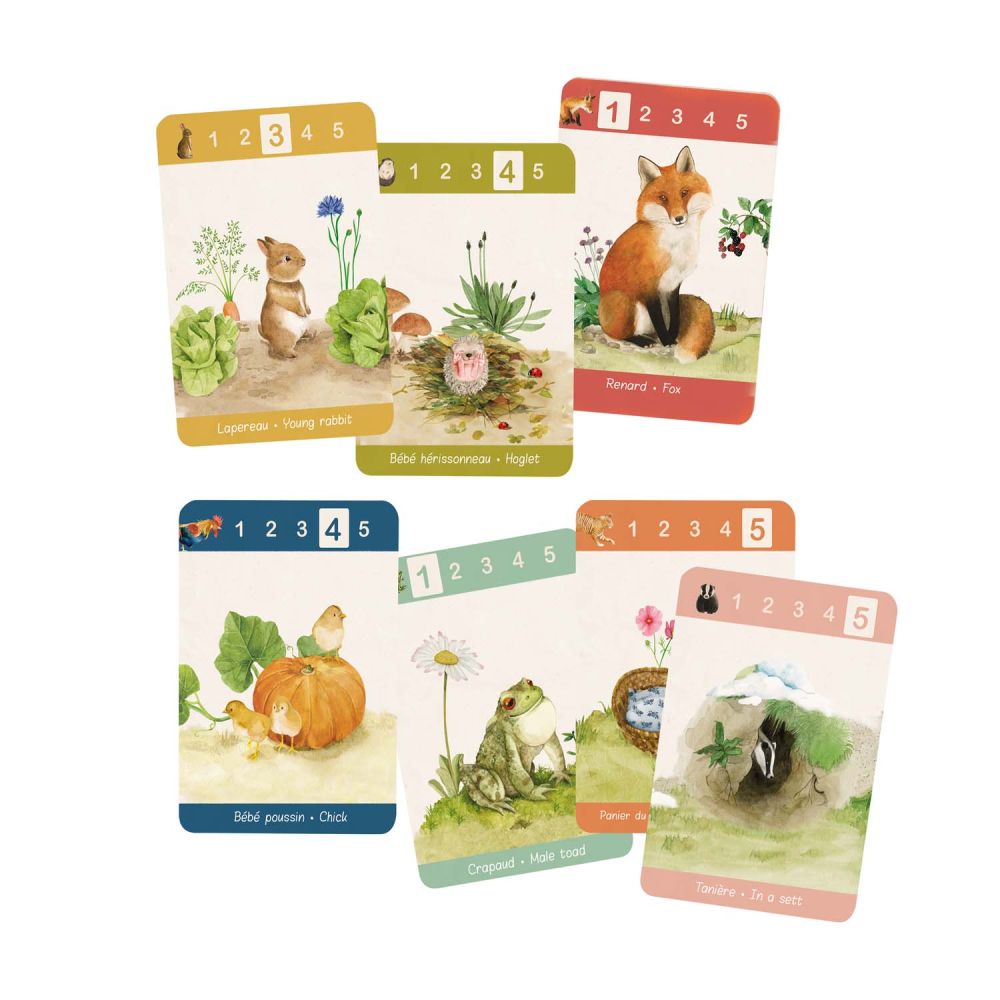 Jeu de 7 familles Le jardin – Image 2