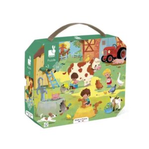 PUZZLE 1 JOURNEE A LA FERME 24 PIECES