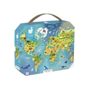 PUZZLE 100P - LE MONDE - 6A