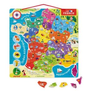 PUZZLE - CARTE DE FRANCE MAGNETIQUE