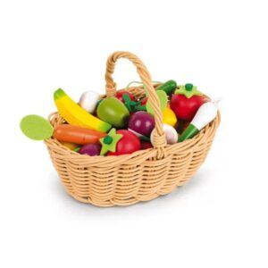 PANER DE 24 FRUITS ET LEGUMES EN BOIS