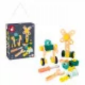 BARIL DE 50 PIECES A ASSEMBLER EN BOIS - BRICO KIDS - 3A