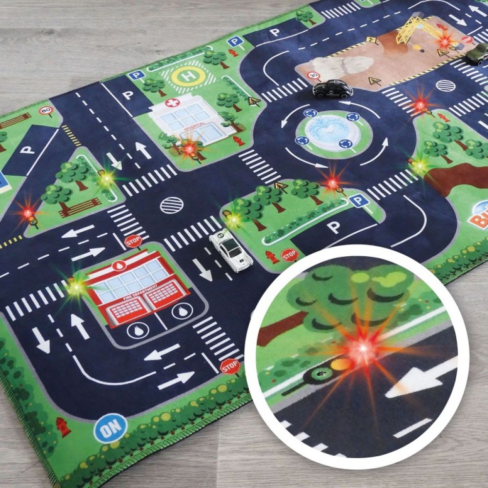 TAPIS - CIRCUIT POUR VOITURES - ECLAIRAGE DES FEUX TRICOLORES – Image 2