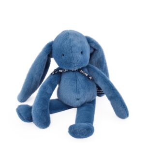 PELUCHE - LAPIN MELOE 37 CM - BLEU INTENSE