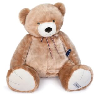 PELUCHE GEANTE - OURS 120 CM - CHAMPAGNE