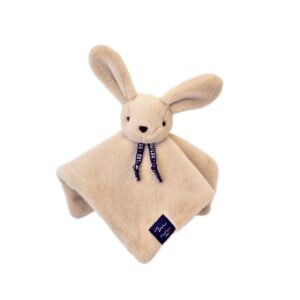 DOUDOU PLAT - LAPIN DORLOTIN - IVOIRE