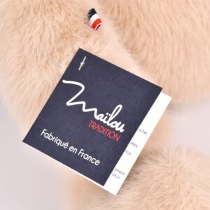 PELUCHE - L'OURS MAÏLOU 35 CM - CHAMPAGNE