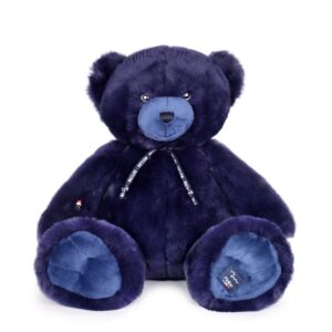 PELUCHE - L'OURS MA�LOU 35 CM - MARINE