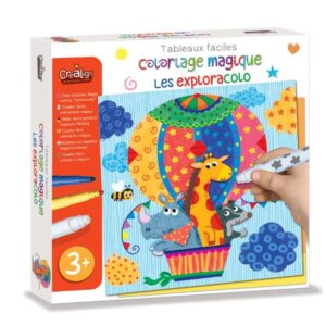 TABLEAUX FACILES - COLORIAGE MAGIQUE - LES EXPLORACOLO - 3A