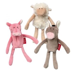 LOT DE 3 MARIONNETTES A DOIGTS - FERME