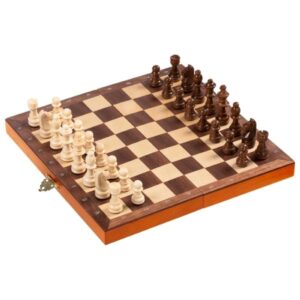 JEU D ECHECS MAG BOIS PLIANT 28*28