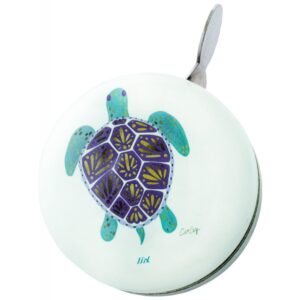 SONNETTE BLANCHE AVEC TORTUE