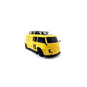 POCKET RACER - VAN VW JAUNE + RADIOCOMMANDE