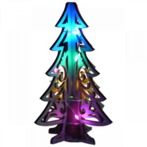 KIT VEILLEUSE MINI SAPIN EN BOIS