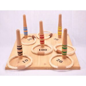 JEUX DE LANCER D'ANNEAUX - EN BOIS