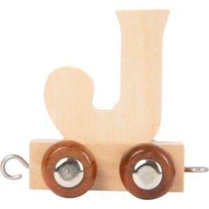 Train de lettre en bois J