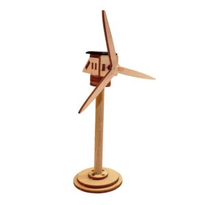 Kit-MINI Eolienne moderne 3 pâles - en bois