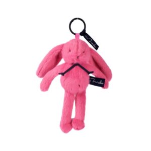 PORTE CLES – LAPIN – ROSE BUBBLE GUM