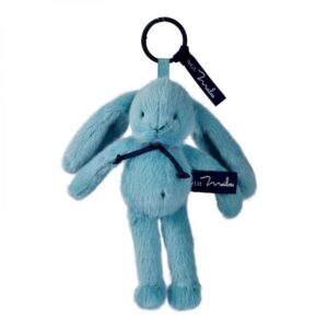 PORTE CLES – LAPIN – BLEU LAGON