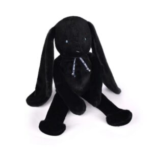 PELUCHE - LAPIN MELOE 37CM - NOIR