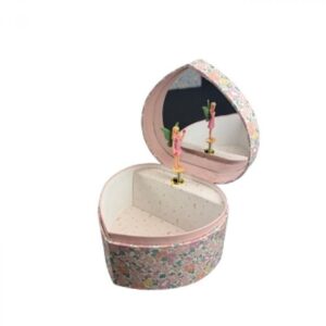 Grand Cœur Musical Princesse - Fleurs - Figurine Fée