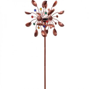 GIROUETTE METAL DUO SEAUX LED SOLAIRE
