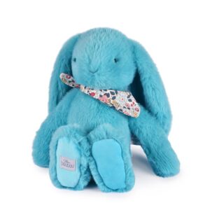 LAPIN FLEURETTE - Turquoise 35 cm