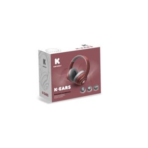 K-EARS Casque audio bluethooth bordeaux