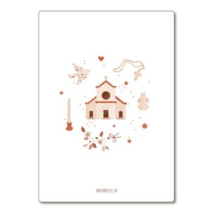 CARTE POSTALE – FELICITATIONS BAPTEME
