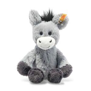Âne Dinkie 20cm Gris/Bleu