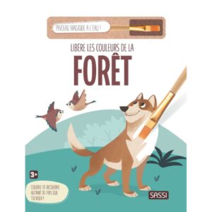LIVRE PEINTURE A L’EAU – LA FORÊT