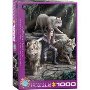PUZZLE – WOLVES FAMILY– 1000P –