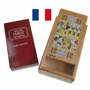 BOITE A TAROT EN AULNE – DECOREE – PLEINE