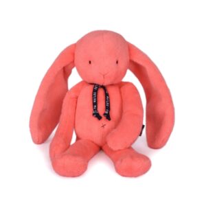 Lapin Méloé 56 cm – Corail acidulé