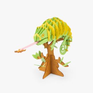 Puzzle 3D Caméléon – Tout autour du monde