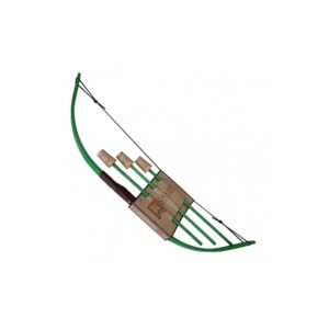 Arc Kamelot mini vert + 3 flèches