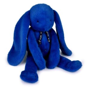 Lapin Méloé 56cm -  bleu électrique