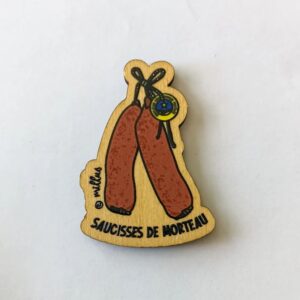 AIMANTS EN BOIS – SAUCISSE DE MORTEAU