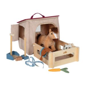 Set de jeu Cheval avec �curie et accessoires dans un sac