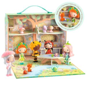 FIGURINES TINYLY - MAISON DES BOIS DE SYLVIA & FOX