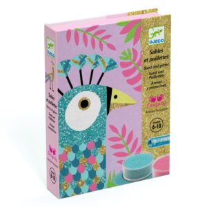DIY - SABLES ET PAILLETTES - EBLOUISSANTS OISEAUX